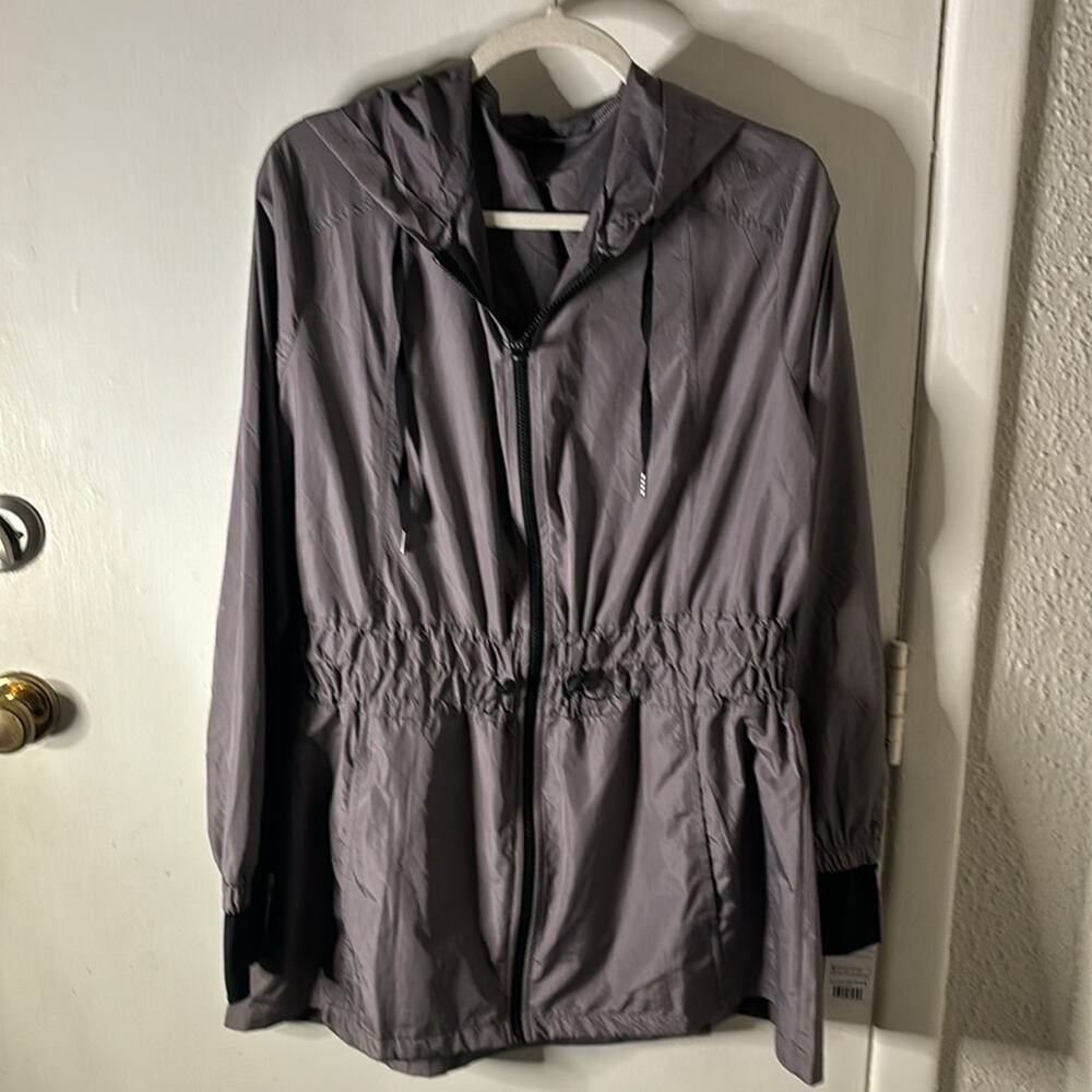 APANA Gray/Black Jetstream Anorak Jacket L Sportswear Gorpcore Athleisure Sporty - Picture 5 of 12